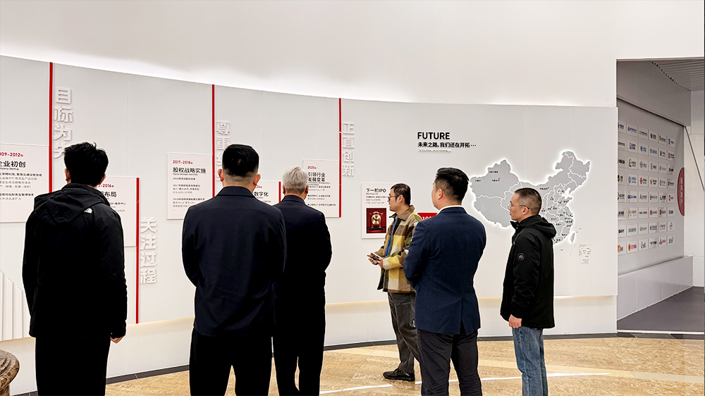 山东东宏管业股份有限公司一行到访欧陆注册科技集团